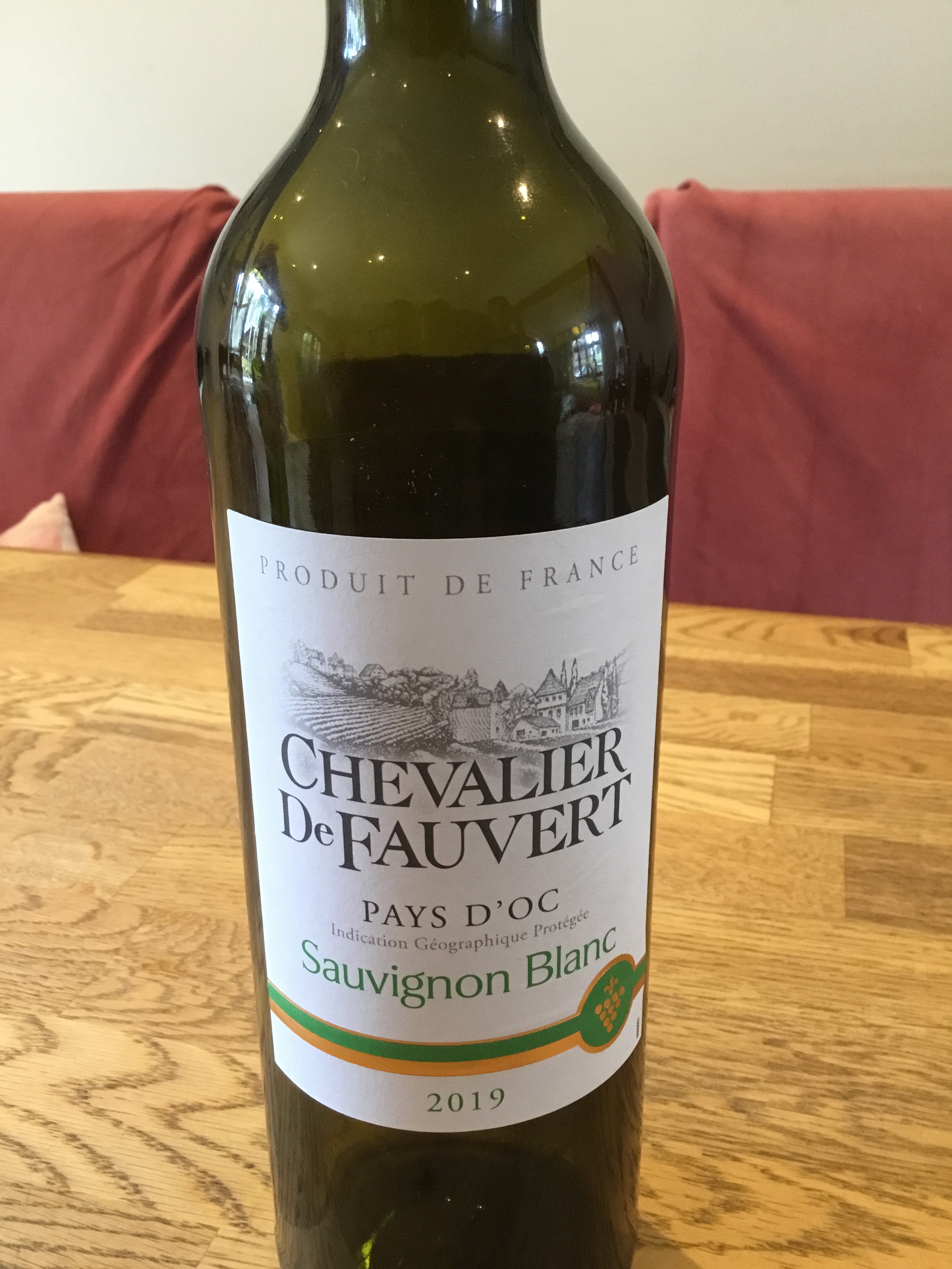 Chevalier de Fauvert, Pays d'Oc, Sauvignon Blanc 2019 – A Time for Wine